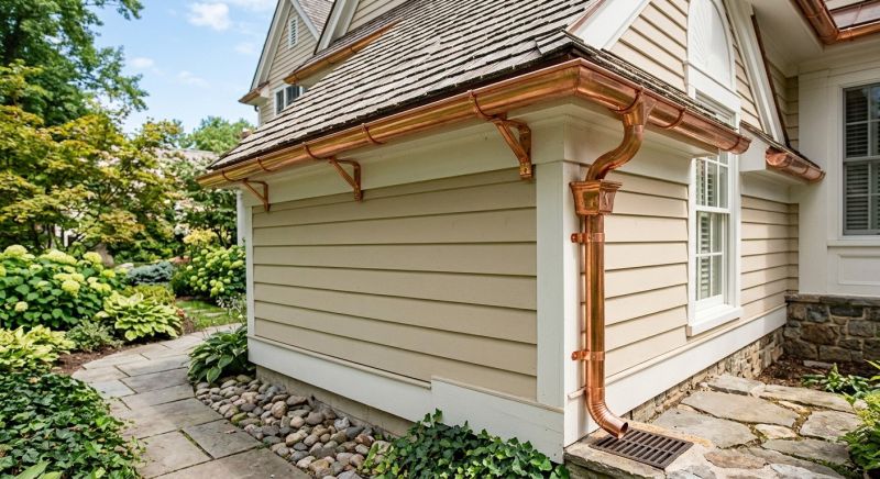 Copper Gutter Installation in San Francisco, CA