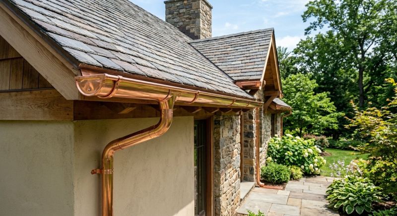 Copper Gutter Service in Mcdonough, GA