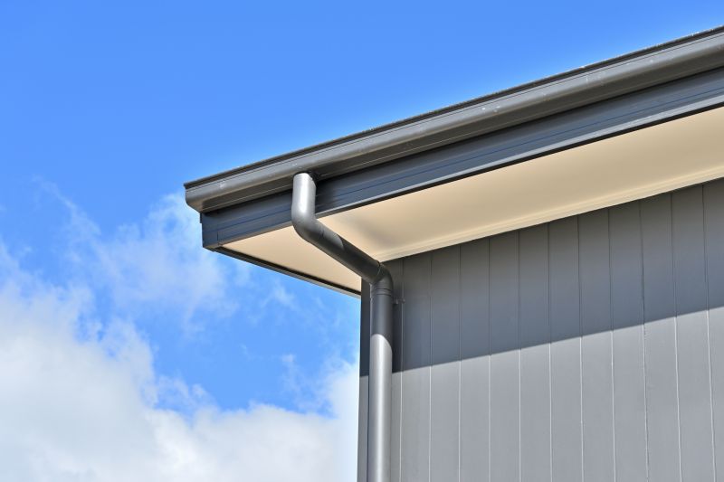 Gutter System on a New Building