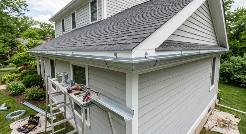 Metal Downspout Installation in Sacramento, CA