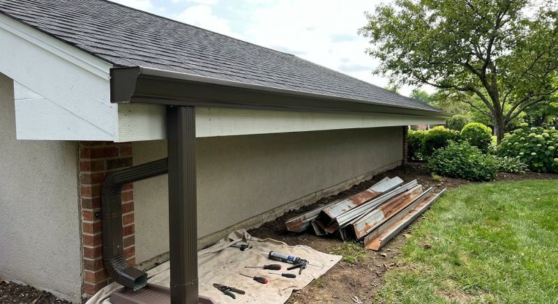 Metal Downspout Installation in Roseville, CA